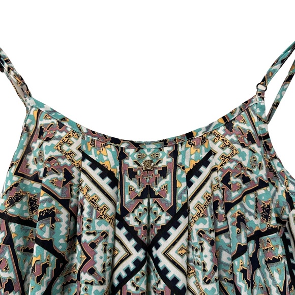 Skye: Women's Patterned Midi Dress with Straps - Picture 5 of 5